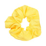 Women Lady Female Flower Hair Accessories LatticePrint Elastic Hairs Ties Yellow Scrunchies Hair Rope Girls Headwear