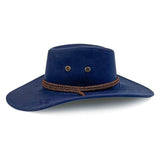 New British Style Jazz Hat Cowboy Hat Western Suede Denim Hat Men's and Women's Ethnic Style Retro Knight Top Hat Wholesale