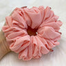 Elastics Chiffon Hair Band Solid Color Big Circle Scrunchies for Women Girl Ponytail Holder Hair Rope Hairband Hair Accessoires