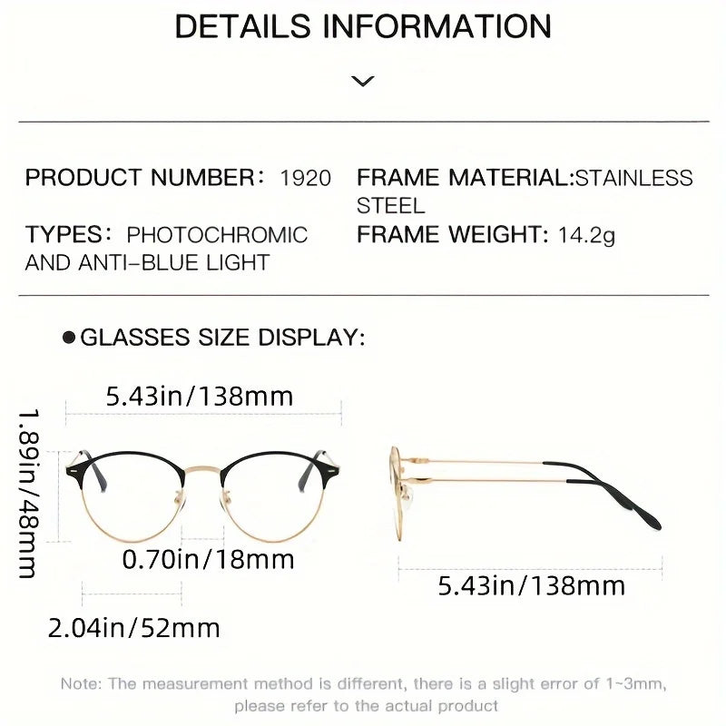 Blue Light Blocking Glasses  Polarized Sunglasses TR Frame UV400 Protection Unisex Fashion Eyewear Anti Glare Two Tone Injection