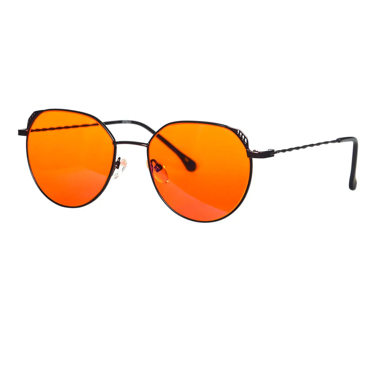 Good Sleep Blue Light Blocking Glasses Men Women Red Lenses Anti Green Light Eliminate Eye Strain Glasses  Bluelight clear lens