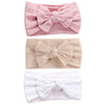 3Pcs/Set Cute Bowknot Baby Headband Turban Soft Elastic Baby Girls Hairband Newborn Hair Band Headdress Kids Hair Accessories