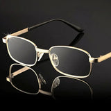 Real Glass Lens Reading Glasses Men Women Square Full Frame Presbyopic Glasses Anti-Scratch Diopter Eyewear +1.0 1.5 2.0 To+4.0