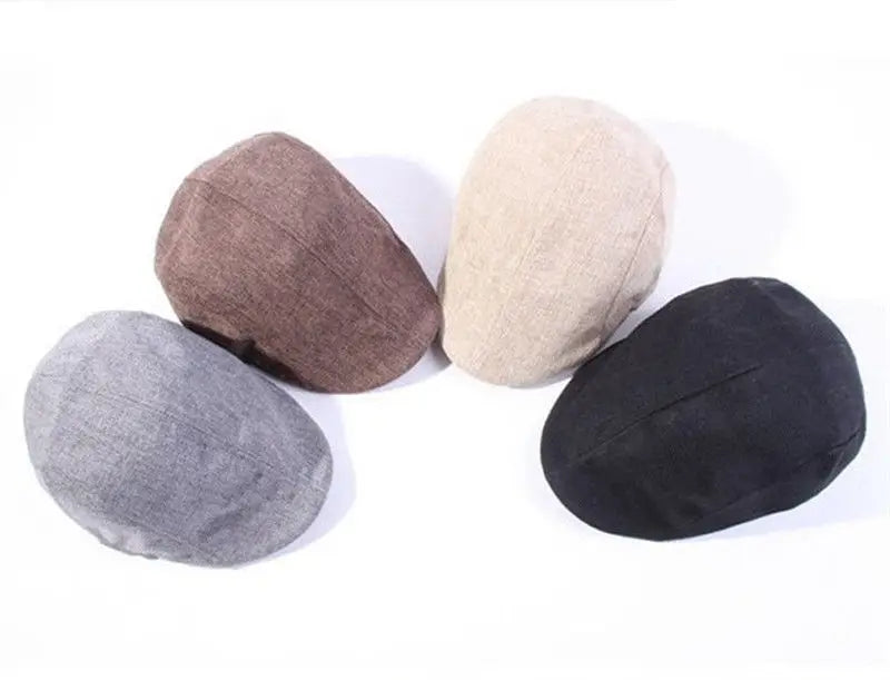 Autumn Winter Women Men Cap Hats Berets British Western Style Wool Advanced Flat Cap Classic Vintage Beret Cap New