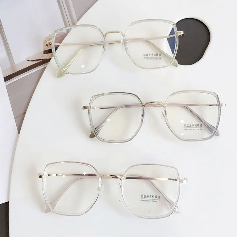 Blue Ray Blocking Anti-Blue Light Glasses Eye Protection PC Square Eyeglasses Ultralight Optical Spectacle Eyeglass Office