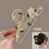New Sweet Flower Durian Hair Claw Clip Ponytail Grab Hair Clips Shark Clip Woman Hairpins For Girl Hair Accessories Headdress