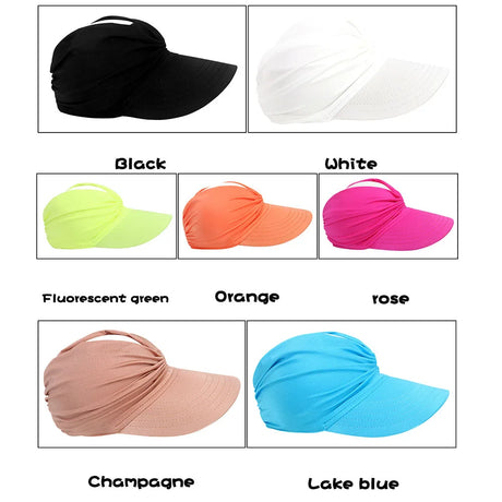 Summer Baby Beach Sun Hats Girls Boys Wide Brim UV Protection Baseball Cap For Kids Outdoor Breathable Empty Top Hat