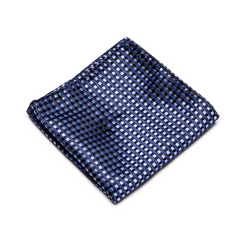 High Grade 2023 New Style Hot sale Silk Handkerchief Black Suit Accessories Solid Men Abraham Lincoln's birthday Pocket Square