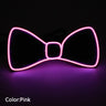LED Acrylic Bow Tie Light up LED Men Bow Tie Luminous Bow tie Costume Men Ties DJ Dance Glow Decoration Novelty Gift LED Cravat