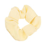 Women Lady Female Flower Hair Accessories LatticePrint Elastic Hairs Ties Yellow Scrunchies Hair Rope Girls Headwear
