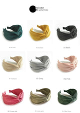 Women Hairbands Wide Female boho ties headband accessories Bow Hair Hoops Headwear Floral Hair Accessories Girl Head Band Lady