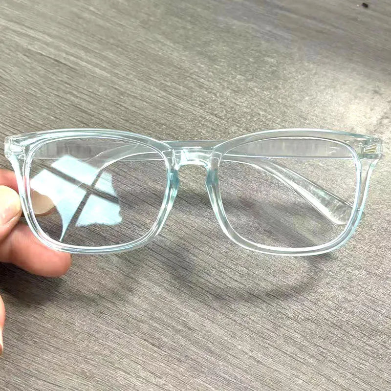 Trending Blue Light Blocking Men's Glasses Gaming TR90 Matte Black Anti Ray Eyeglasses Computer Transparent Fashion Eyewear