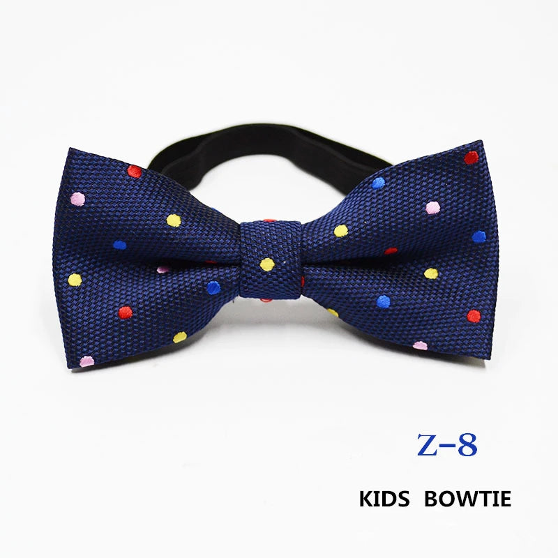 53 Color Children's Bow Tie Fashion Jacquard Baby Neckties Tie Baby Kid Kids Classical Pet Striped Butterfly Elastic Cord BowTie