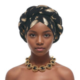 New gilded Fried Dough Twists braid headband hat turban hat muslim hat african hat