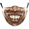 Halloween Adults Mouth Masks Funny Printed Cotton Blend Facial Expressions Washable Mascaras Face Shield Masque Facial Masks New