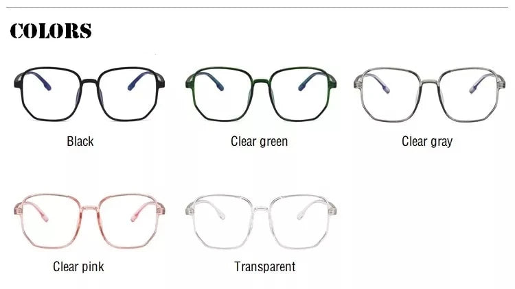 Nearsighted Eyewear Blue Light Blocking Glasses Comfortable Fashionable Eye Glasses -100 To -600