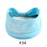 Headbands for Women Cotton Wide Headwrap Yoga Workout Hairbands Elastic Sport Head Bands Turban Bandana Bandage Hair Accessories