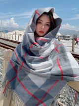 Korean Imitation Cashmere Women Scarf Winter Preppy Style Scarve Pashmina Mujer Foulard Bufanda Wrap Shawls Stoles Echarpe Hiver