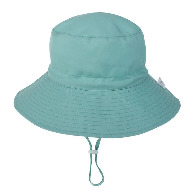Summer Baby Sun Hat Baby Sun Hat for Girls and Boys Outdoor Anti UV Kids Beach Caps Bucket Cap