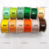 (45M) 3mm Satin Ribbon 100% Polyester High Quality Double Face Tapes Both Sides Satin and Glossy Bows Making 1/8" 508319