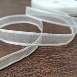 (50 Yards/roll) 3/8'' (10mm) Broadside Organza Ribbons Wholesale Gift Wrapping Decoration Handmade DIY Ribbon