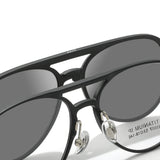 3 In 1 Pure Titanium Women Double Beam Glasses Frame With Polarized Clip On Sunglasses And Night Vision Men Half Rim Eyewear