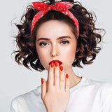Fashion Paisley Bandana Headband for Women Top Knotted Bow Hairbands Cute Rabbit Ear Turban Headwrap Hair Band Girls Accessories