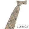 New Striped Ties For Men Women Cotton Neck Tie For Party Business Classic Plaid Neckties Wedding Groom Neck Tie Gifts