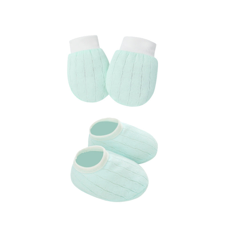 2-3pcs Spring and Autumn Baby Hat ear shape Bonnet Gloves Socks Set  Newborn Hats Fall Casual Photography Props Nightcap Fashion
