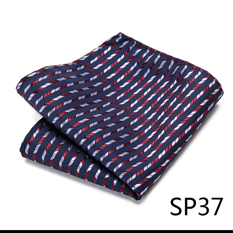 High Grade 2023 New Style Hot sale Silk Handkerchief Black Suit Accessories Solid Men Abraham Lincoln's birthday Pocket Square
