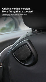 Leather Car Rear Seat Back Handle Decal Cover Protective Sticker For Mini Cooper R56 R55 F56 F57 Interior Decorative Accessories