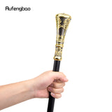 Golden Black Luxury Flower Round Handle Fashion Walking Stick for Party Decorative Walking Cane Elegant Knob Crosier Knob 93cm