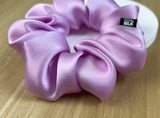 100% Mulberry Silk Hair Scrunchies Elastic Rubber Band Hair Ties Big Large Gum Ropes Ponytail Holders for Women Girls 19 Momme
