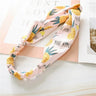 Clearance Fresh Colorful Turban Headbands Women Spring Summer Chiffon Headband Head Wrap Wide Lattice Hairband Hair Accessories