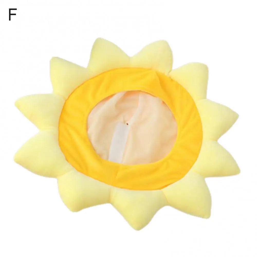 Funny Hat for Women Men Cactus Eggplant Watermelon Sunflower Soft Plush Doll Headgear Hat Sleeping Toy