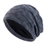 Unisex Men Women Beanie Cotton Night Sleep Cap Bonnet Chemo Hat Headwear Turban Baggy Hair Care Nightcap Pullover Hat Solid Colo