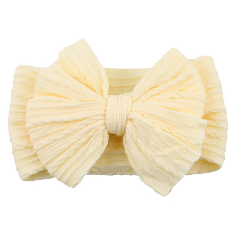 Baby Girl Bows Headband Newborn Turban Hairbands Kids Red Head Band Outdoor Toddler Children HeadWrap Hair Accessories