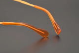 53160 Retro round pure titanium handmade glasses frame men and women irregular high-end optical frames