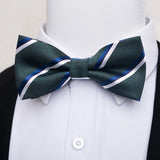 Fashion Brand Brand Silk Bow Tie Dark Blue Man Dot Wedding Accessories lover's day Fit Formal Party