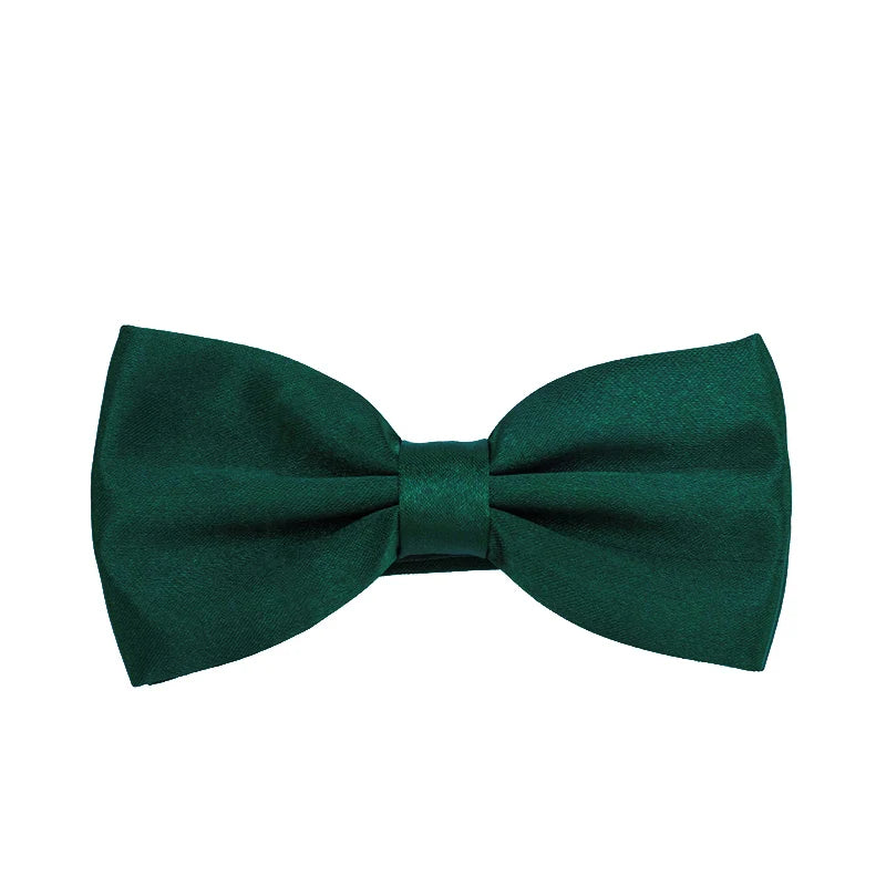 Men Bowties Classic Satin Bowtie Hot Sale Gentleman Necktie For Wedding Party Adjustable Solid Colorful Men Bow Ties Neck Cravat