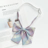 Fashion JK Bowtie Women College Student Collar Tie Cotton Plaid Bowknot Lolita Girls Adjustable Butterfly Anime Cosplay Cravat