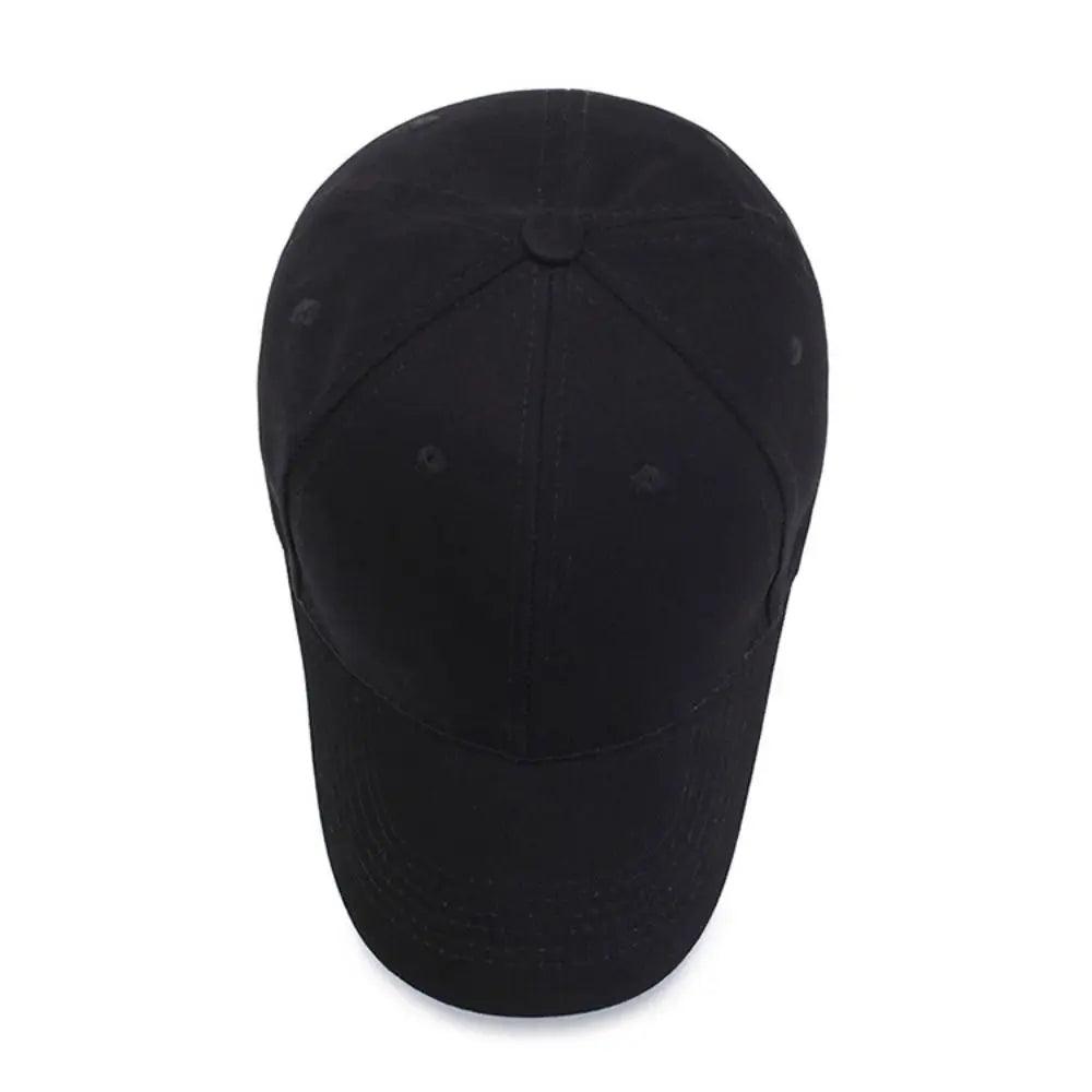 Baseball Caps Black for Mens Women Sports Cap Adjustable Cotton Baseball Cap Casual Summer Hat