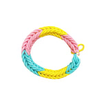 200PCS Baby Toddler Hair Ties Multicolors Elastic Hair Ties 2cm in Diameter No Crease Finger Hair Elastics Small Ponytail Holder