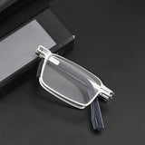 Blue Ray Blocking Anti-Blue Light Reading Glasses Portable With Glasses Bag Hyperopia Glasses Eye Protection Folding