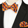 EASTEPIC Striped Bow Tie for Men Hanky Set Plaid Accessory Paisley Neckwear Floral Design Polka Dot Pure Black Evening Party