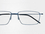 Pure Titanium Glasses Frame Men Women Eyewear Frames Eyeglassess Square Business Classic Design Screwless Denmark Brand