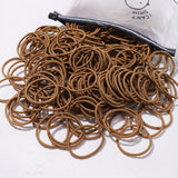 50PCS Macaron Rubber Band Hairband Headband High Elastic Durable Hair Ring Tied High Ponytail Women's Kids Hair Headwear