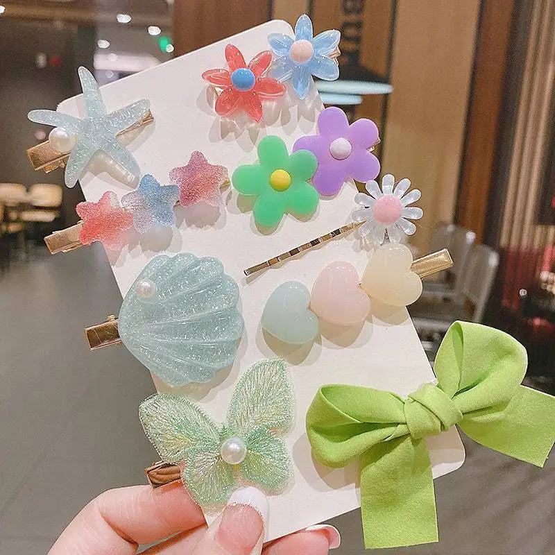 New In Sweet Candy Cartoon Elements Hair Accessories For Girls Kids Cute Hairpins Child Headdress