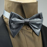 4 Styles Solid Color Black White Wine Bow Ties New Ribbon Gilded Butterfly Double Layered Wedding Party Bowknot Tuxedo Cravat