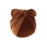 Cute Bunny Ears Baby Turban Hat Solid Color Infant Beanie Cap for Girls Boys Soft Cotton Indian Cap Toddler Bonnet Headwrap